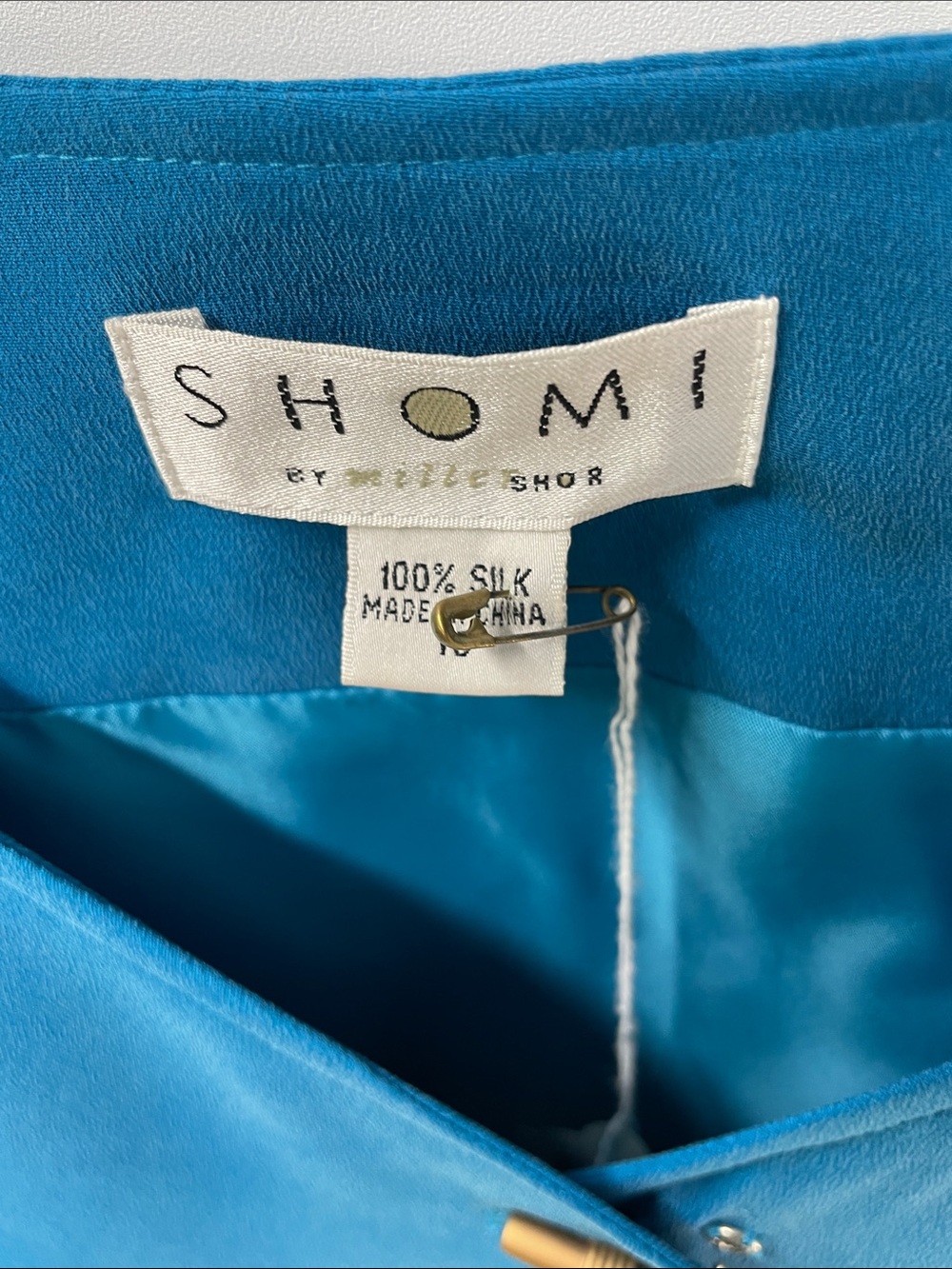 SHOMI PURE SILK DRESS FTL-07-080 - Picture 7 of 9